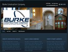 Tablet Screenshot of burkethebuilder.com